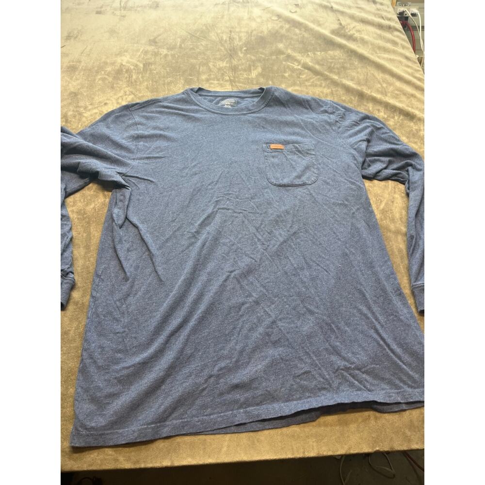 Pendleton Shirt Mens XL Long Sleeve Pullover 100% Cotton Blue